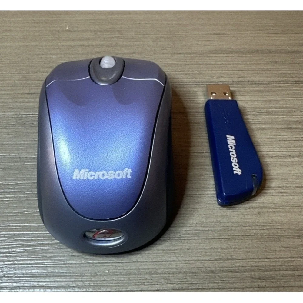 Microsoft Wireless Notebook Optical Mouse 3000 With Dongle